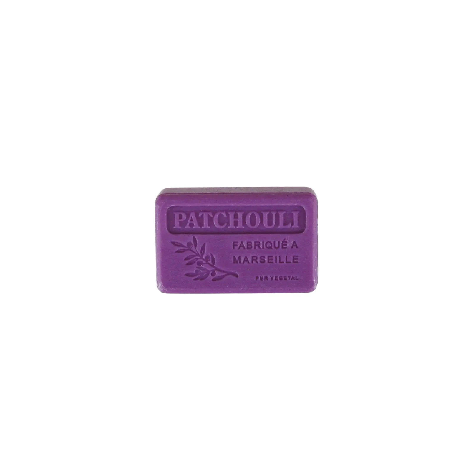 Savon De Marseille Végétal 125g - Parfum Patchouli - Fabriqué En France - Neuf
