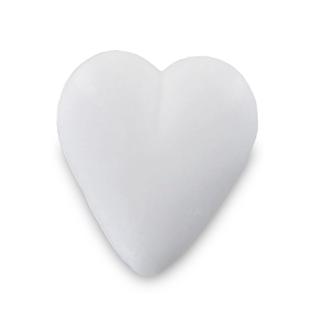 Savon coeur blanc 34g - Carton 600