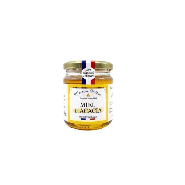 6*pot maison peltier miel d'acacia de france 250g 