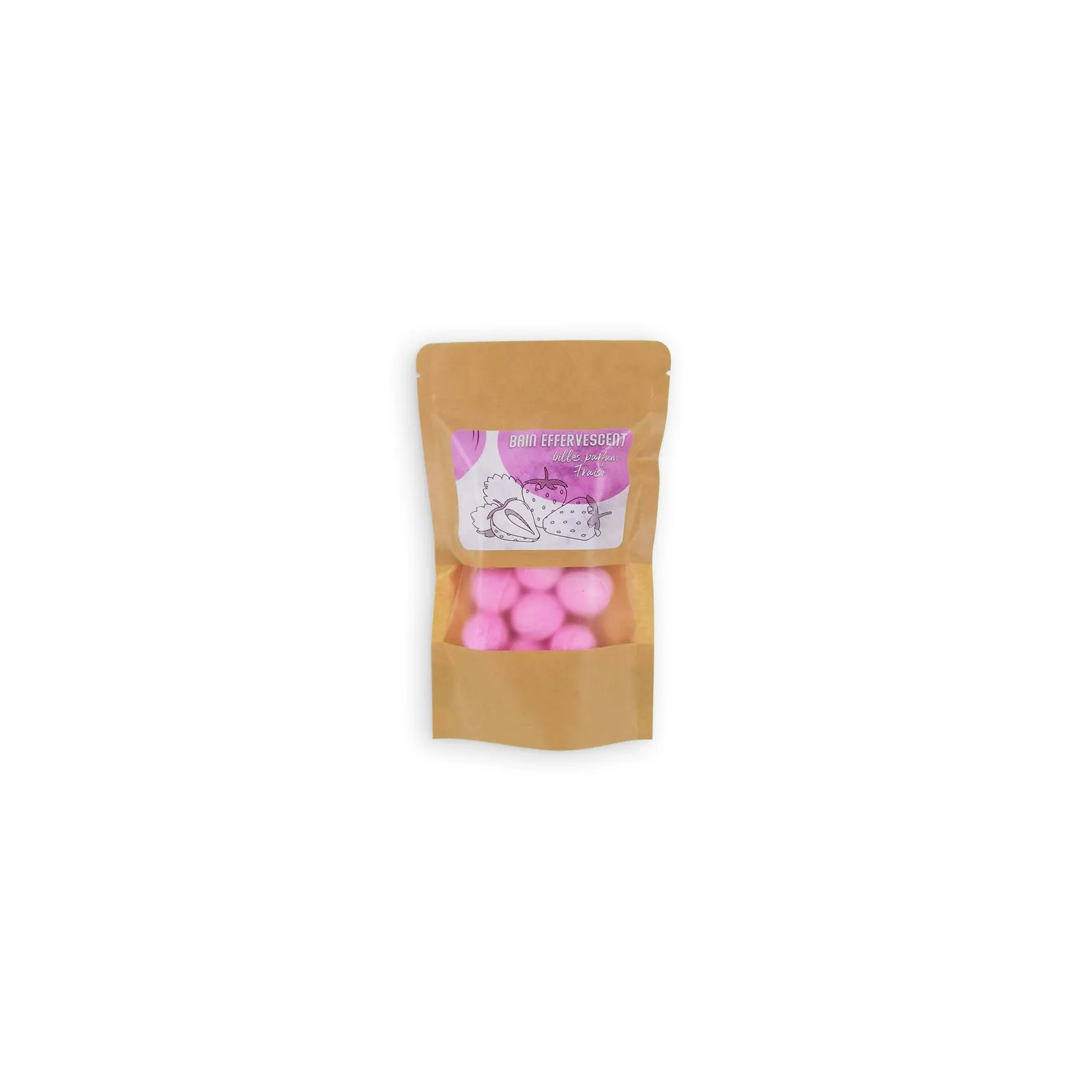 Mini Billes De Bain Effervescentes Parfum Coco - Lot De 12 (100-120g) - Savon Pour Peau Sensible - Fabriqué En France