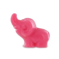 Fabricant de savons en forme de élephant rose - Diffusion en petits conditionnements 