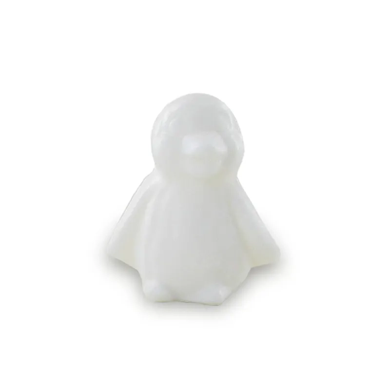 Vente en gros de petits savons en forme d'animaux -  pingouin blanc