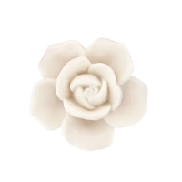Vente en gros de petits savons en forme de fleurs -  rose blanche