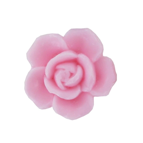 Vente en gros de petits savons en forme de fleurs -  rose rose