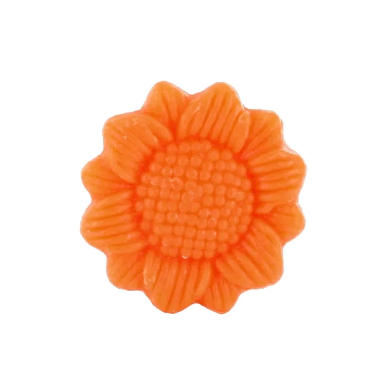 Fabricant de savons en forme de tournesol orange - Diffusion en petits conditionnements 