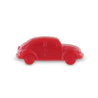 Fabricant de savons en forme de voiture coccinelle rouge - Diffusion en petits conditionnements 