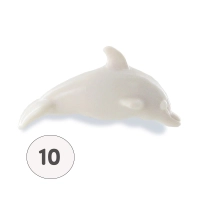 Savon forme dauphin blanc - Sachet 10 