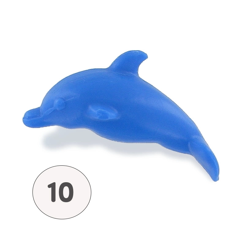 Savon forme dauphin bleu - Sachet 10 