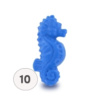 Savon forme hippocampe bleu - Sachet 10 
