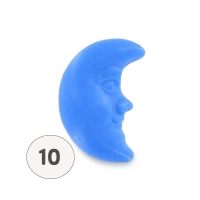 Savon forme lune bleue - Sachet 10 