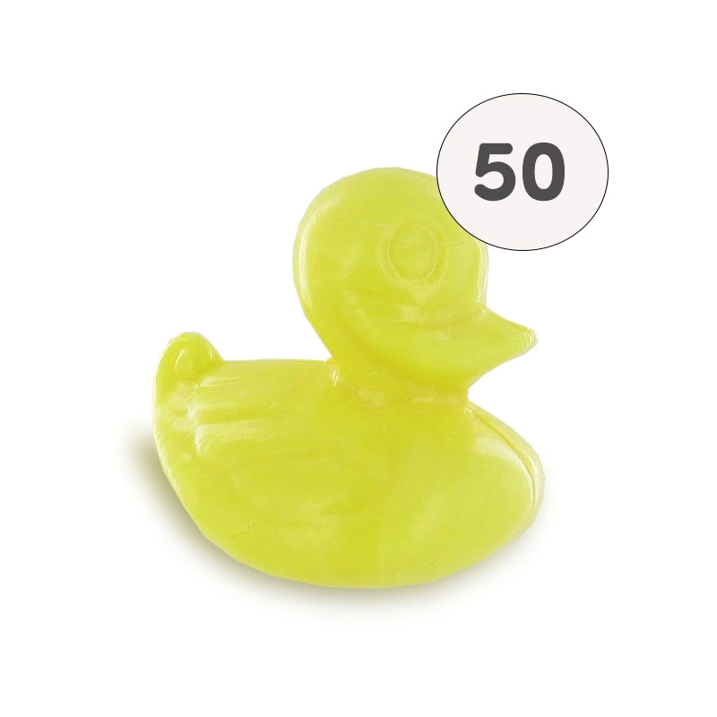 Savon forme canard jaune - Sac 50 