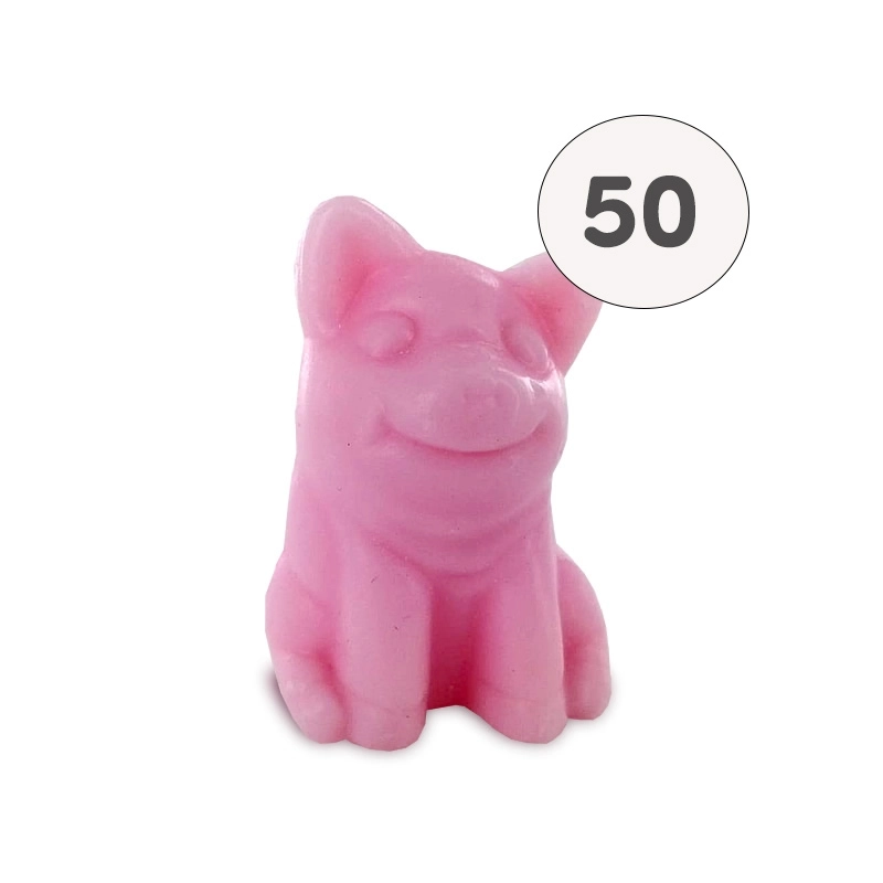 Savon forme cochon rose - Sac 50 