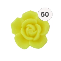 Savon forme fleur jaune - sac de 50 