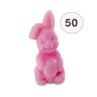 Savon forme lapin rose - Sac 50 