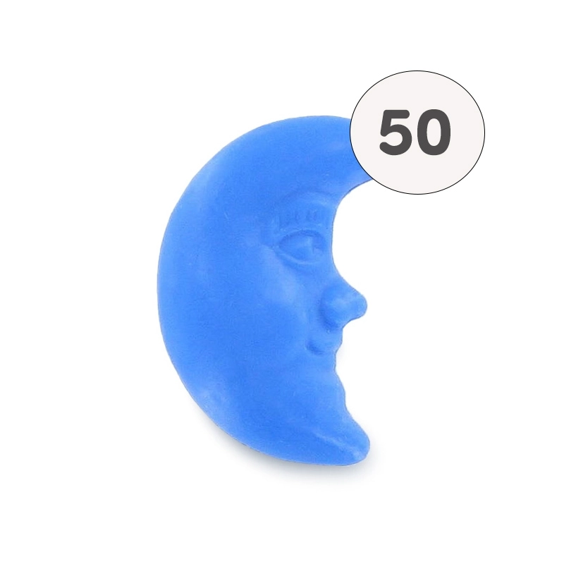 Savon forme lune bleue - Sachet 50 