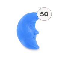 Savon forme lune bleue - Sachet 50 