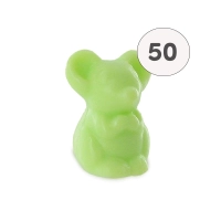 Savon forme souris verte - Sac 50 