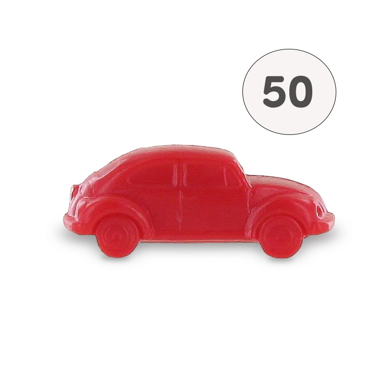 Savon forme voiture coccinelle rouge - Sac 50 