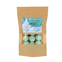 Mini-billes effervescentes bicolores parfum Citron vert - 10 sachets 