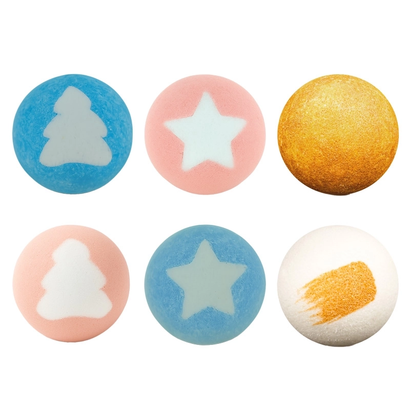 Boules effervescentes de Noël 125g 