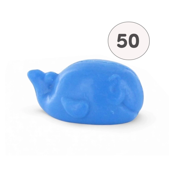 Vente en gros de petits savons en forme d'animaux -  baleine bleue
