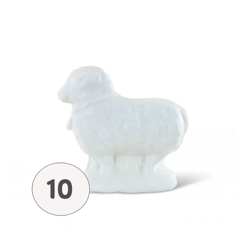 Fabricant de savons en forme de mouton blanc - Diffusion en petits conditionnements 