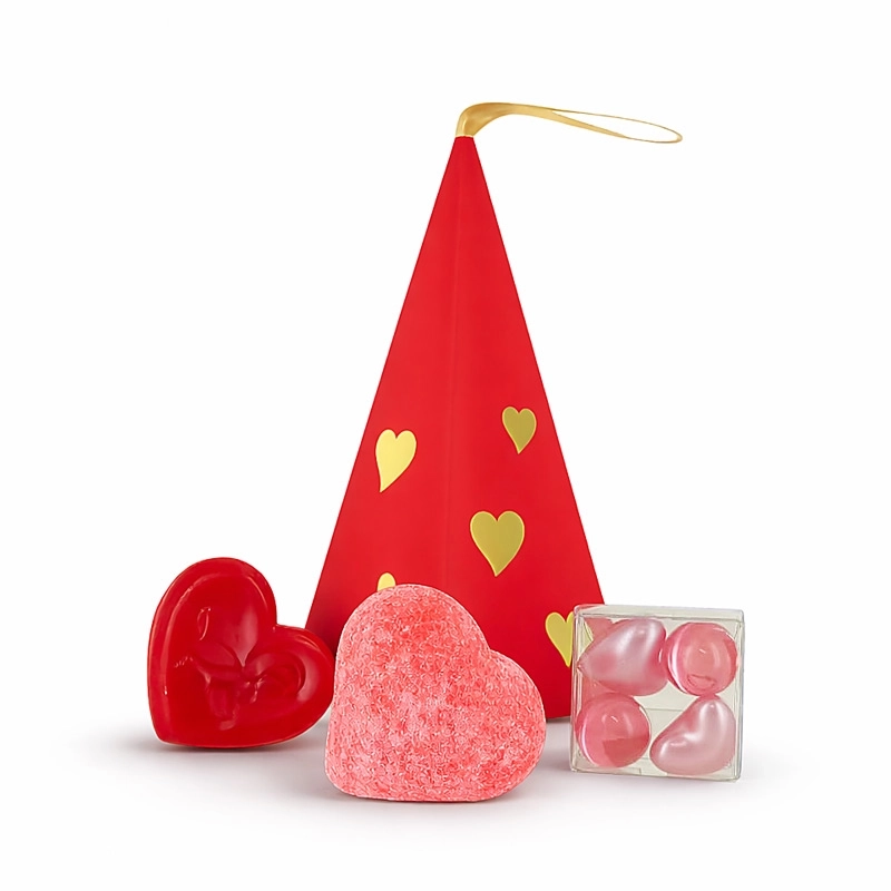 Pyramide de bain St Valentin V1 - Lot de 5 