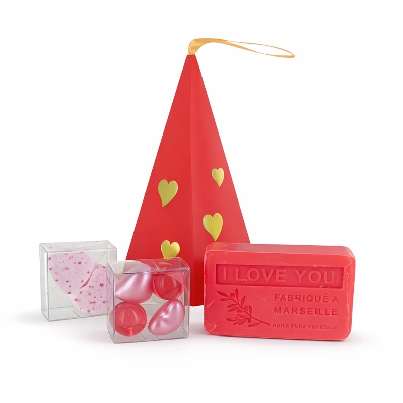 Pyramide de bain St Valentin V2 - Lot de 5 