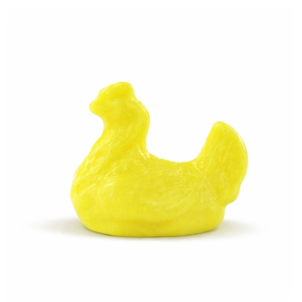 Savon forme poule jaune - Carton de 600 